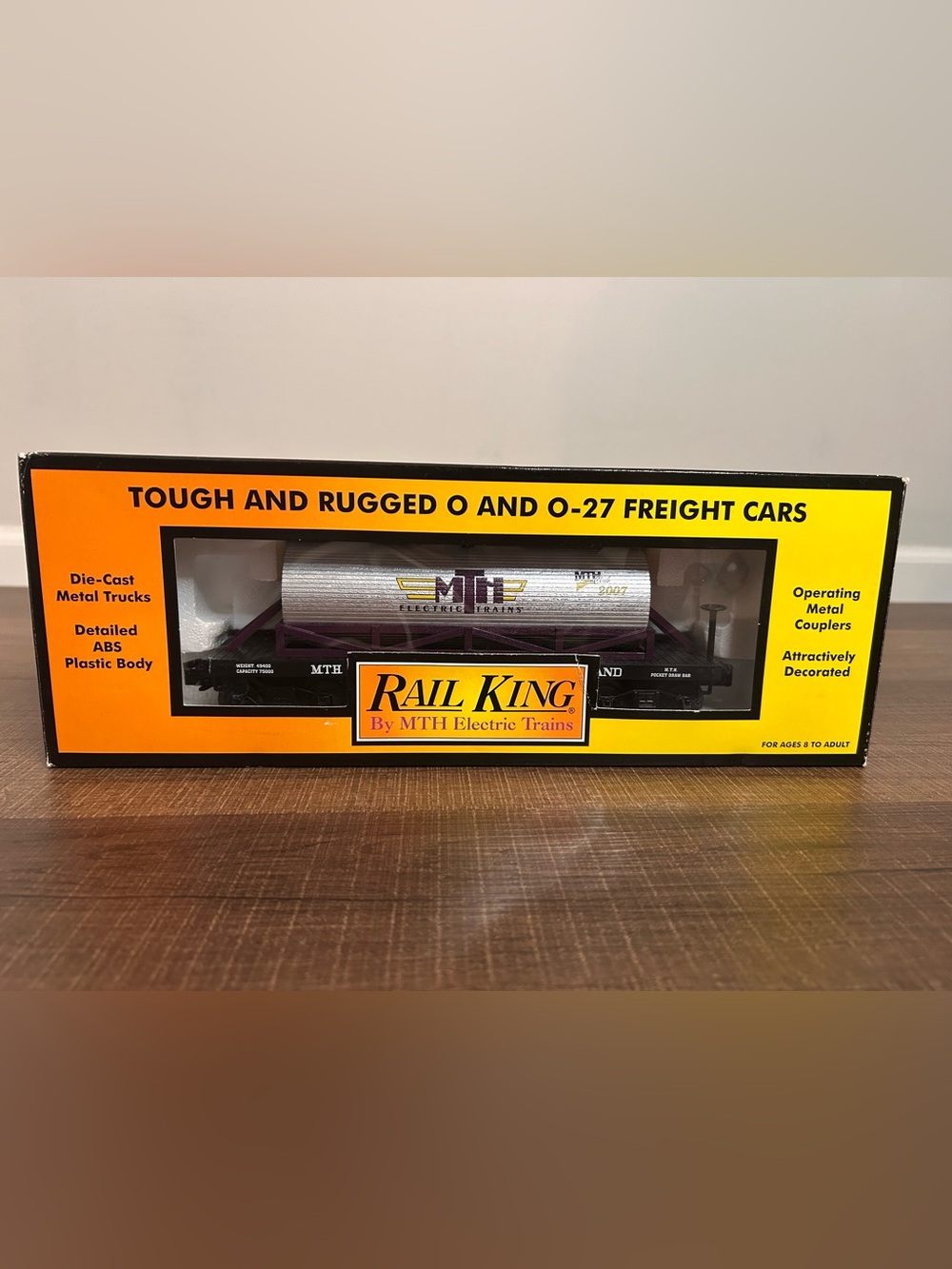 Rail King MTHRRC 2007 Wooden Tank Car 19th CENTURY 30-73235 Train Open Box